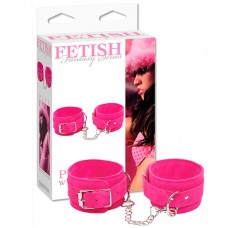 Наручники замшевые Pink - Wrist cuffs розовые