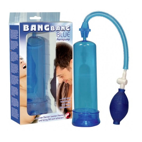 Помпа для пениса Bang Bang синяя (5199520000)